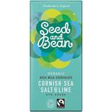 Seed and Bean Cornish Sea Salt & Lime Milk Chocolate Bar 85g