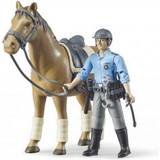 Bruder Action Figures Bruder Polisfigur med Häst 62507