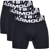 Under Armour Elastane/Lycra/Spandex Underwear Under Armour Charged Cotton 6" Boxerjock 3-pack - Black
