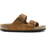 Birkenstock Slippers & Sandals Birkenstock Arizona Soft Footbed Suede Leather - Brown/Mink