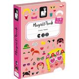 Janod Activity Toys Janod Girl's Crazy Faces Magneti'Book