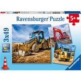 Ravensburger Construction Vehicles in Use 3x49 Pieces