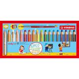 Arts & Crafts Stabilo Woody 3 in 1 Multi Talented Coloured Pencils 18-pack