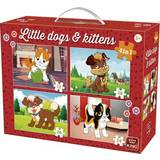 King Little Dogs & Kittens 4 in 1 Suitcase 72 Pieces