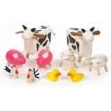 Pigs Toy Figures Tidlo Wooden Farm Animals