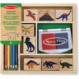 Wooden Toys Crafts Melissa & Doug Dinosaurs Stamp Set