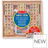 Crafts on sale Melissa & Doug Deluxe Wooden ABCs 123s Stamp Set