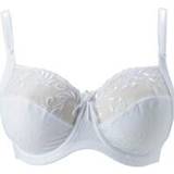Pour Moi Clothing Pour Moi Imogen Rose Embroidered Full Cup Bra - White