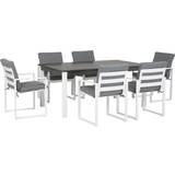 Beliani Pancole Patio Dining Set, 1 Table incl. 6 Chairs
