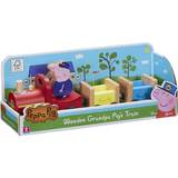 Peppa Pig Toy Trains Character Peppa Pig Wooden Grandpa Pig's Train