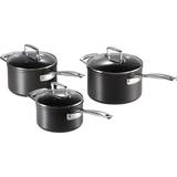 Saucepan Set Cookware Sets Le Creuset Toughened Non-Stick Cookware Set with lid 3 Parts
