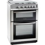 60cm - Gas Ovens Gas Cookers Montpellier MDG600LS Black, White, Silver