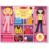 Fashion Doll Accessories - Wooden Toys Dolls & Doll Houses Melissa & Doug Abby & Emma Magnetic Dress Up Set