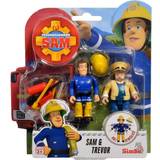 Fireman Sam Toy Figures Simba Fireman Sam Sam & Trevor