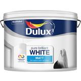 Dulux Wall Paints - White Dulux Matt Wall Paint Brilliant White 10L