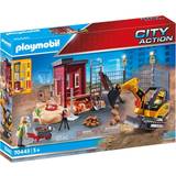 Playmobil City Action Mini Excavator with Building Section 70443