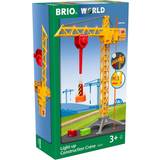 BRIO Commercial Vehicles BRIO Light Up Construction Crane 33835