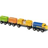 Wooden Toys Train BRIO Three Wagon Cargo Train 33982