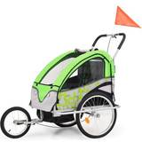 Bicycle Trailers Pushchairs vidaXL 2-in-1 Bicycle Trailer & Stroller for Children