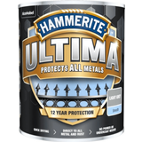 Hammerite Grey - Metal Paint Hammerite Ultima Metal Paint Light Grey, Dark Grey 0.75L