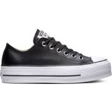 Converse Shoes Converse Chuck Taylor All Star Leather Platform Low Top W - Black/White