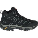 Faux Leather Walking Shoes Merrell Moab 2 Mid GTX W - Black