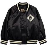 Baseball jackets - No Fluorocarbons Mini Rodini Panther Baseball Jacket - Black (2021010999)