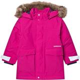 Hood with fur - Winter jackets Didriksons Kure Kid's Parka - Lilac (503380-195)