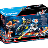 Space Play Set Playmobil Galaxy Police Bike 70020