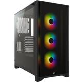 Full Tower (E-ATX) Computer Cases Corsair iCUE 4000X RGB Tempered Glass
