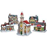 Wrebbit 3D Christmas Village Puzzle 116 Pieces