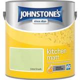 Johnstones Green Paint Johnstones Kitchen Matt Wall Paint Lime Crush 2.5L