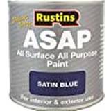 Rustins Blue Paint Rustins Quick Dry All Surface All Purpose Wood Paint Blue 0.5L