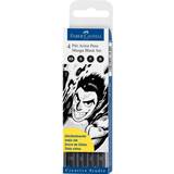 Faber-Castell Brush Pens Faber-Castell Pitt Artist Pens Manga Black 4-pack