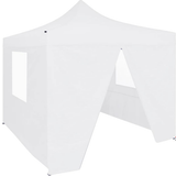vidaXL Professional Folding Tent with 4 Sidewalls 3x3 m