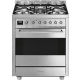 70cm Gas Cookers Smeg C7GPX9 Stainless Steel