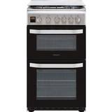 50cm double oven gas cooker Hotpoint HD5G00CCX Stainless Steel, Graphite
