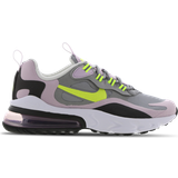 Nike Air Max 270 React GS - Particle Grey/Iced Lilac/Off Noir/Lemon Venom