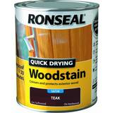 Ronseal Satin Paint Ronseal Quick Drying Woodstain Brown 0.75L