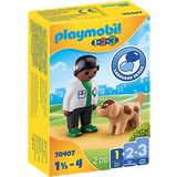 Doctors Toy Figures Playmobil Vet with Dog 70407