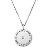 Michael Kors Heritage Necklace - Silver/Transparent