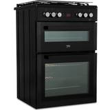 60cm - Two Ovens Gas Cookers Beko XDDF655T Black