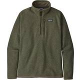 Patagonia better sweater 1 4 zip Patagonia Better Sweater 1/4-Zip Fleece Jacket - Industrial Green