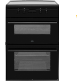 60cm - Electric Ovens Cookers Amica AFN6550MB Black