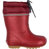 CeLaVi Wellies Thermal Giltter Lace Up - Rio Red