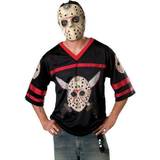 T-Shirts Fancy Dresses Fancy Dress Rubies Adult Jason Hockey Jersey & Mask