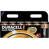 Duracell D (LR20) Batteries & Chargers Duracell D Plus Power 6-pack
