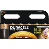 Duracell Batteries - Flash Light Battery Batteries & Chargers Duracell C Plus Power 6-pack