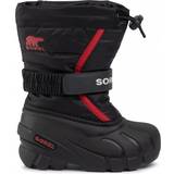 Sorel Winter Shoes Sorel Children's Flurry - Black/Bright Red