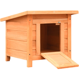 vidaXL Cat house solid pine and spruce wood